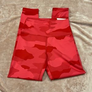 Aerie offline red camo leggings
